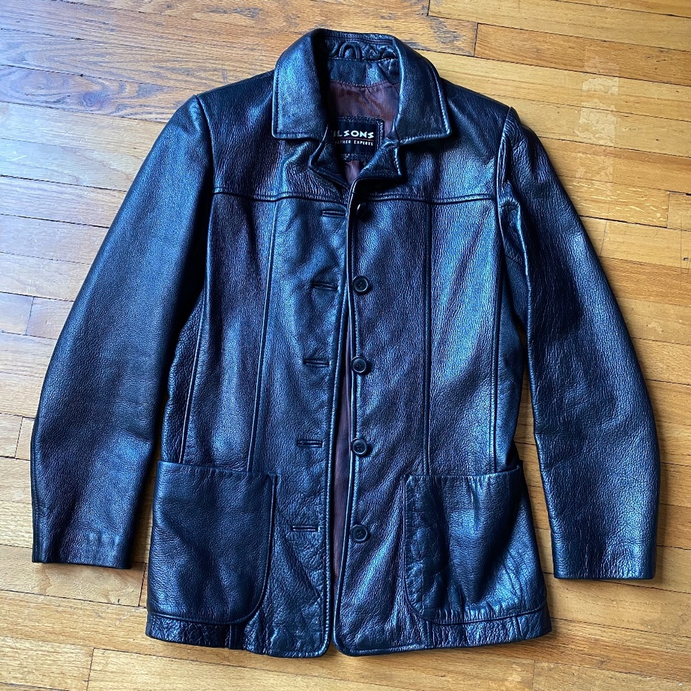 Wilson’s Genuine Leather Trench Coat